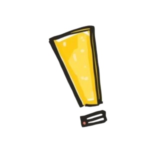 クリップアート/アメリカンポップでカラフルな 「感嘆符・ハート・星 など」20点セット