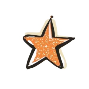 クリップアート/アメリカンポップでカラフルな 「感嘆符・ハート・星 など」20点セット