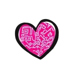 クリップアート/アメリカンポップでカラフルな 「感嘆符・ハート・星 など」20点セット