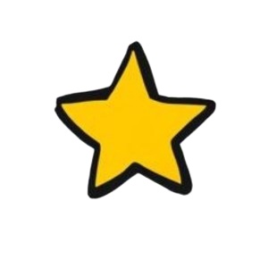 クリップアート/アメリカンポップでカラフルな 「感嘆符・ハート・星 など」20点セット