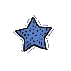 クリップアート/アメリカンポップでカラフルな 「感嘆符・ハート・星 など」20点セット