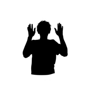 クリップアート/人物シルエット20点セット|感情・ポーズ豊富|同人誌・漫画・配信サムネに使える万能素材集