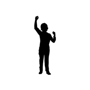 クリップアート/人物シルエット20点セット|感情・ポーズ豊富|同人誌・漫画・配信サムネに使える万能素材集