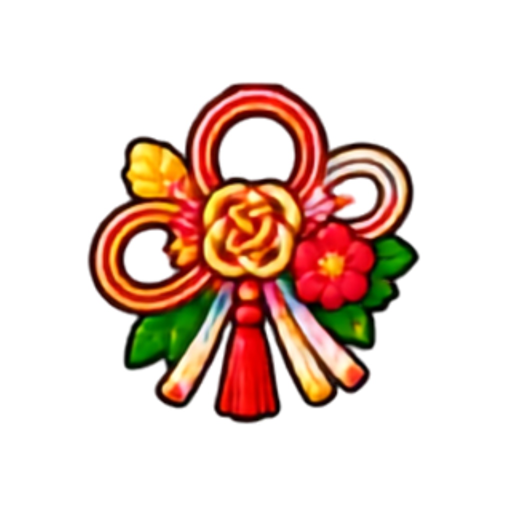 【お正月イラスト素材】28点セット|背景透過|PNG|クリップアート|28 Japanese New Year Clipart PNGs|Colorful, Cute & Pop|Transparent Background