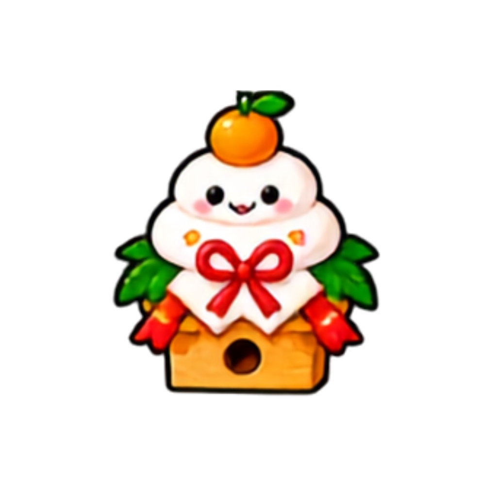 【お正月イラスト素材】28点セット|背景透過|PNG|クリップアート|28 Japanese New Year Clipart PNGs|Colorful, Cute & Pop|Transparent Background