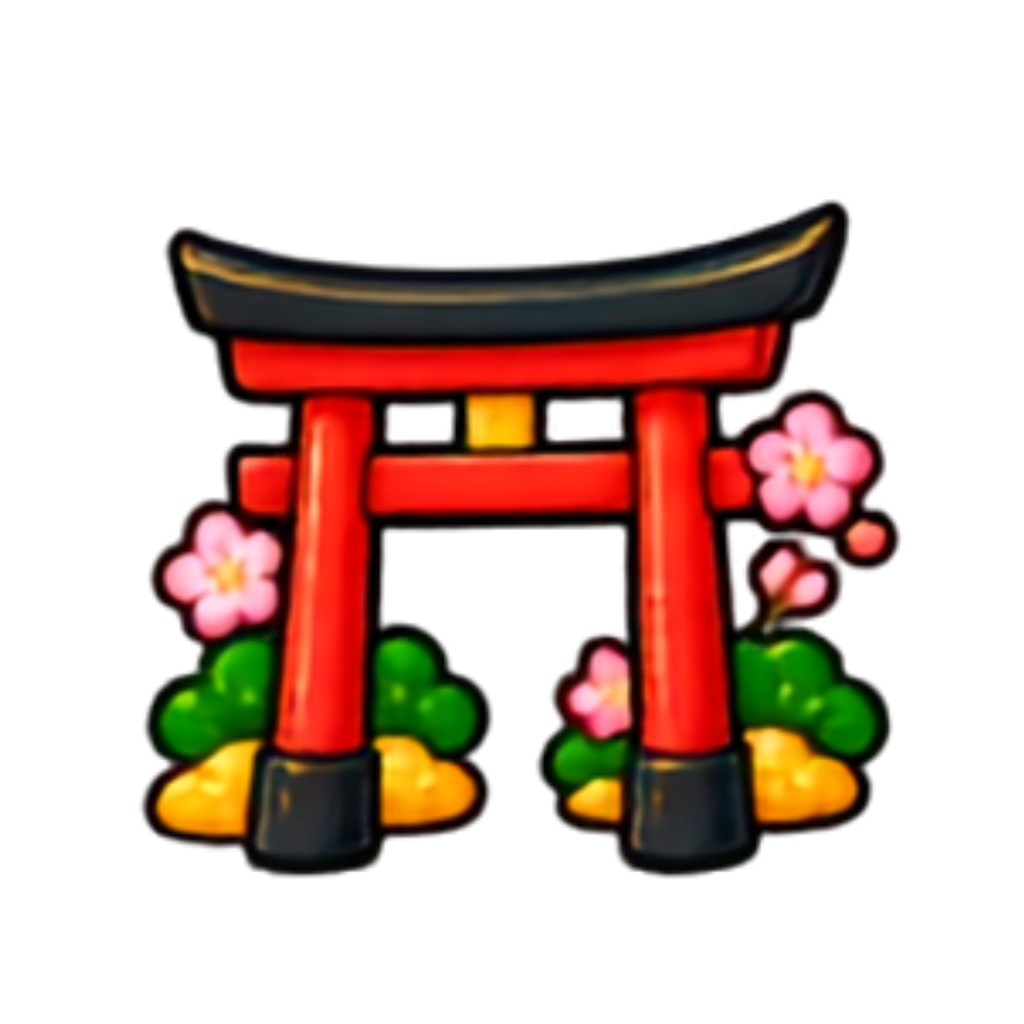 【お正月イラスト素材】28点セット|背景透過|PNG|クリップアート|28 Japanese New Year Clipart PNGs|Colorful, Cute & Pop|Transparent Background