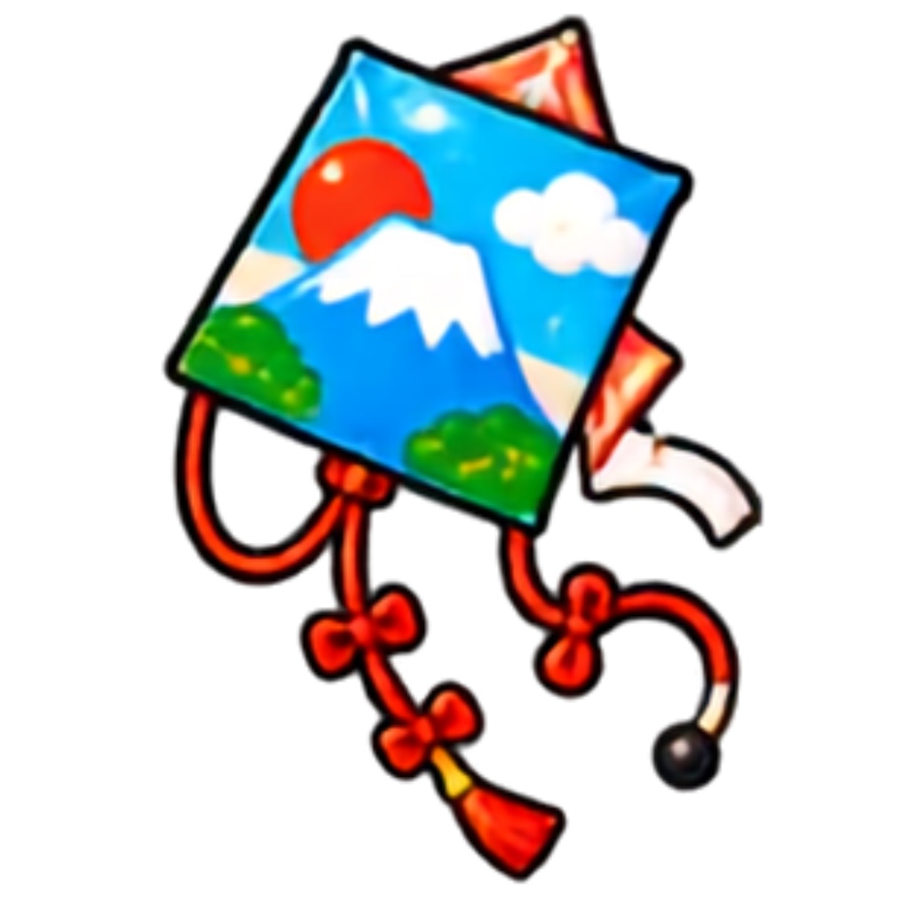 【お正月イラスト素材】28点セット|背景透過|PNG|クリップアート|28 Japanese New Year Clipart PNGs|Colorful, Cute & Pop|Transparent Background