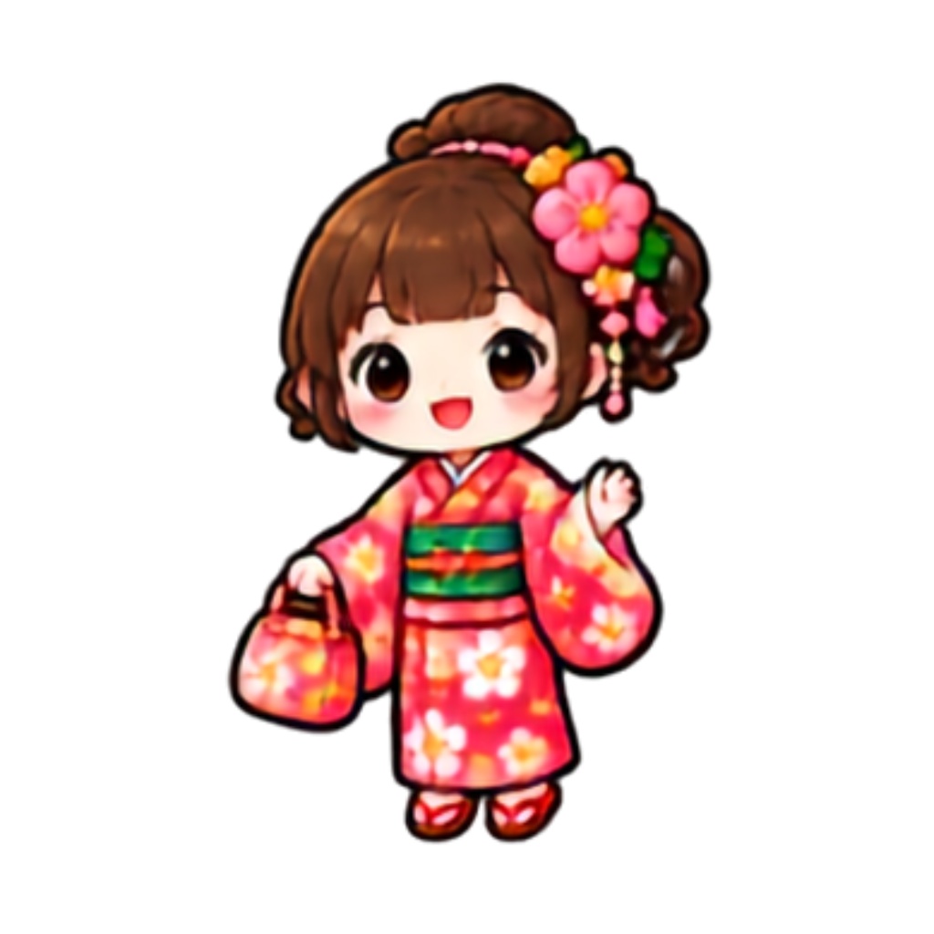 【お正月イラスト素材】28点セット|背景透過|PNG|クリップアート|28 Japanese New Year Clipart PNGs|Colorful, Cute & Pop|Transparent Background