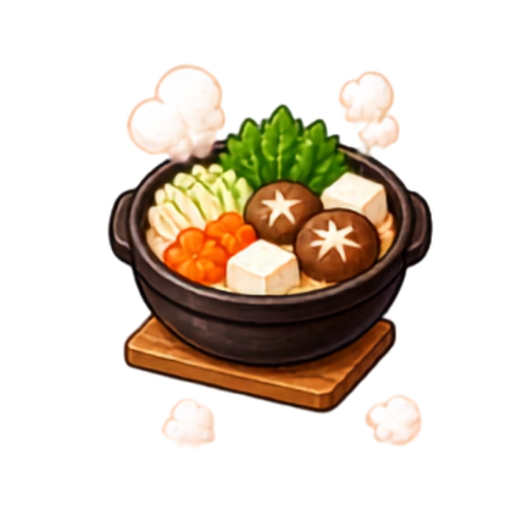 【日本の食べ物イラスト素材】25点セット|背景透過|PNG|クリップアート|25 Japanese Food Clipart PNGs|Colorful, Cute & Pop|Transparent Background