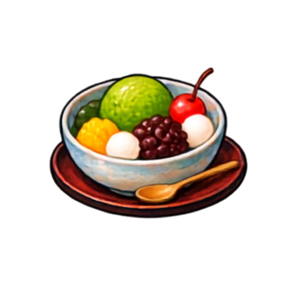 【日本の食べ物イラスト素材】25点セット|背景透過|PNG|クリップアート|25 Japanese Food Clipart PNGs|Colorful, Cute & Pop|Transparent Background