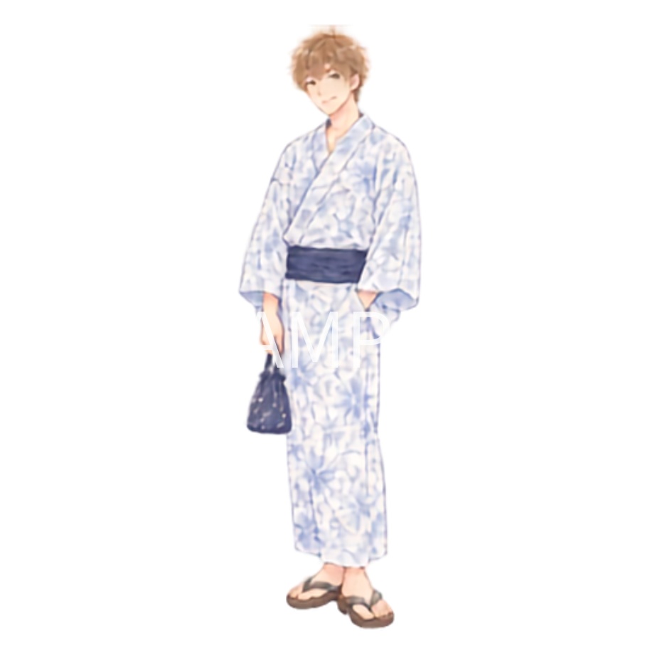 【浴衣の男女イラスト素材】39点セット|背景透過|PNG|クリップアート|淡い色合い・ふんわり和風|同人誌・創作向け|Cute Yukata Clipart – 39 Japanese Summer Illustrations | Soft & Pastel | Transparent PNG