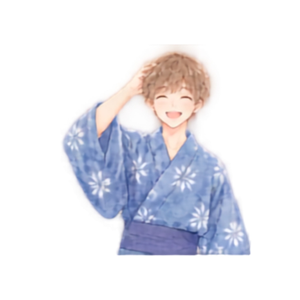 【浴衣の男女イラスト素材】39点セット|背景透過|PNG|クリップアート|淡い色合い・ふんわり和風|同人誌・創作向け|Cute Yukata Clipart – 39 Japanese Summer Illustrations | Soft & Pastel | Transparent PNG