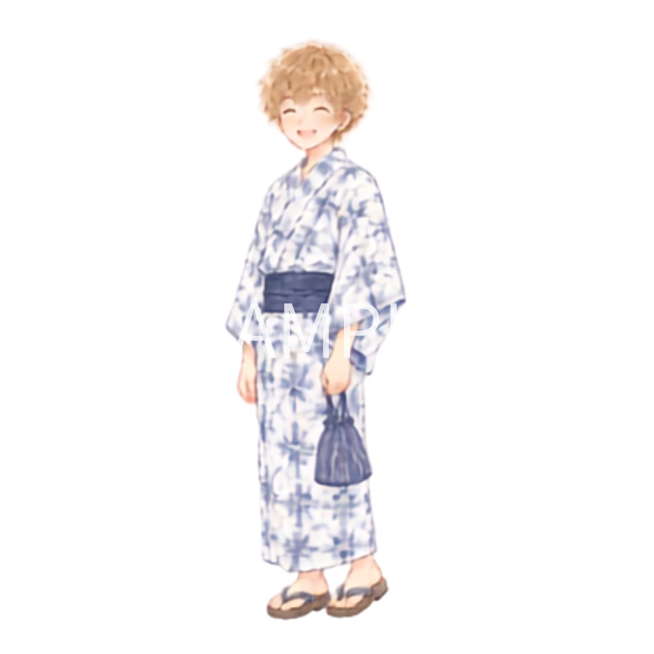 【浴衣の男女イラスト素材】39点セット|背景透過|PNG|クリップアート|淡い色合い・ふんわり和風|同人誌・創作向け|Cute Yukata Clipart – 39 Japanese Summer Illustrations | Soft & Pastel | Transparent PNG