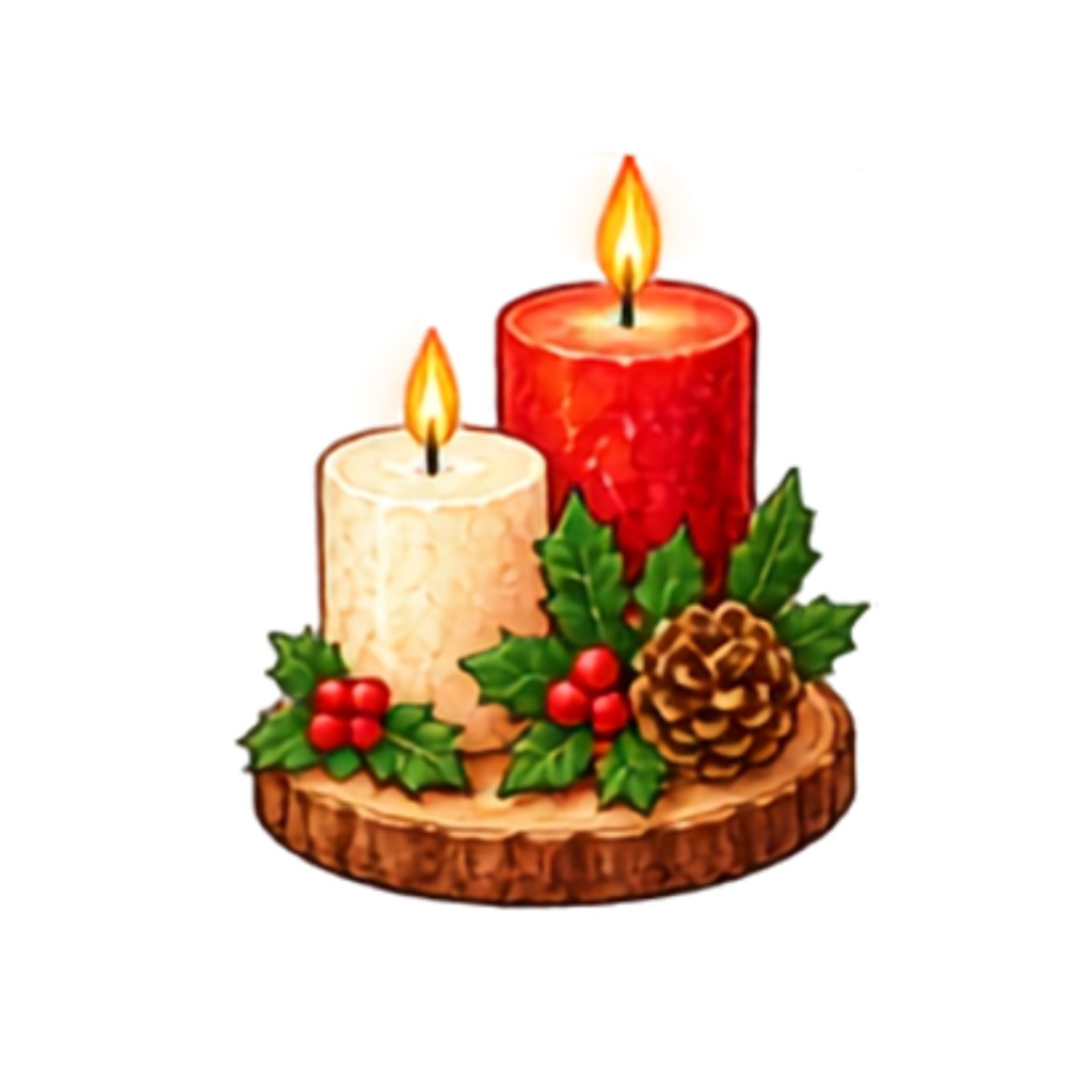 【クリスマスイラスト素材】25点セット|背景透過|PNG|クリップアート|ほっこり可愛い|手描き風|水彩風|Christmas Clipart Collection – 25 Cute Hand-Drawn & Watercolor Christmas Illustrations | PNG Transparent Background