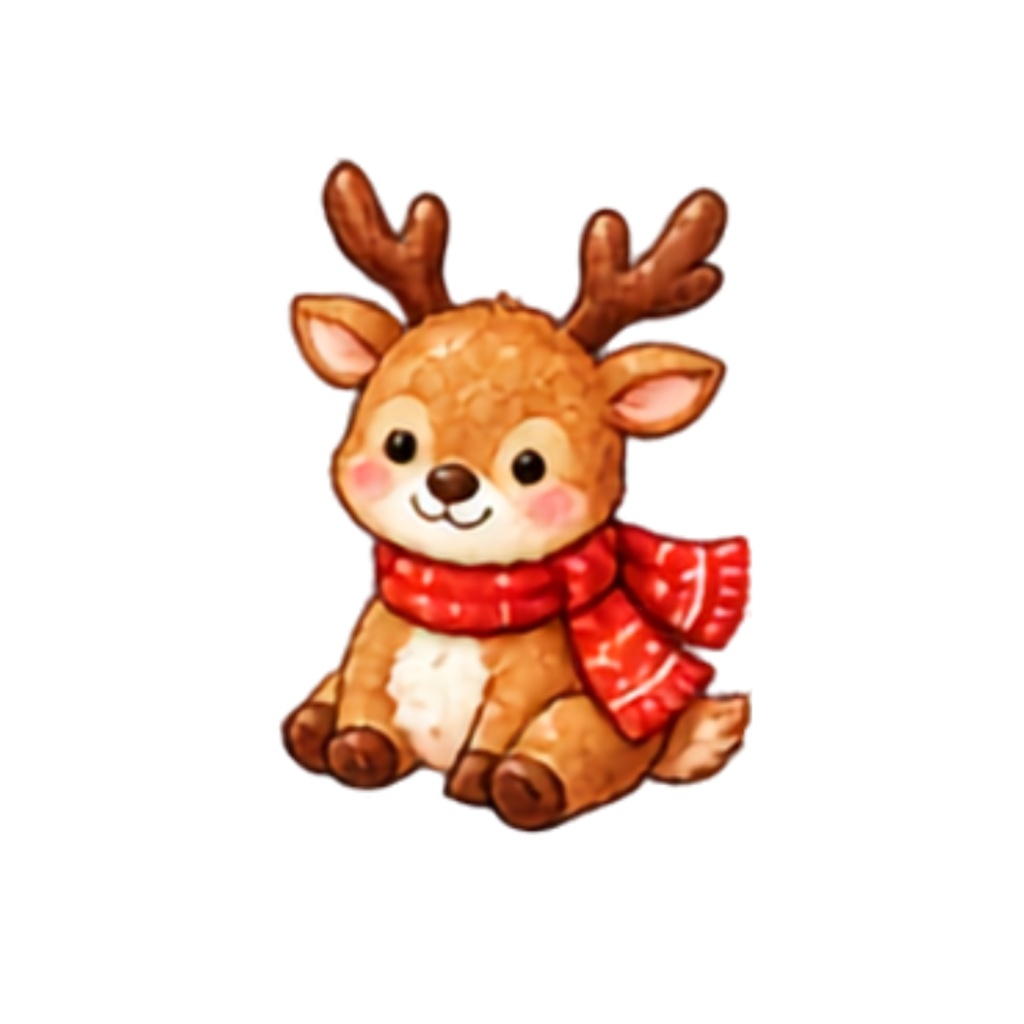 【クリスマスイラスト素材】25点セット|背景透過|PNG|クリップアート|ほっこり可愛い|手描き風|水彩風|Christmas Clipart Collection – 25 Cute Hand-Drawn & Watercolor Christmas Illustrations | PNG Transparent Background