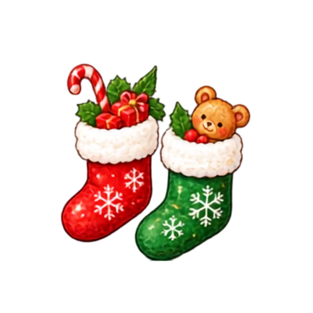 【クリスマスイラスト素材】25点セット|背景透過|PNG|クリップアート|ほっこり可愛い|手描き風|水彩風|Christmas Clipart Collection – 25 Cute Hand-Drawn & Watercolor Christmas Illustrations | PNG Transparent Background