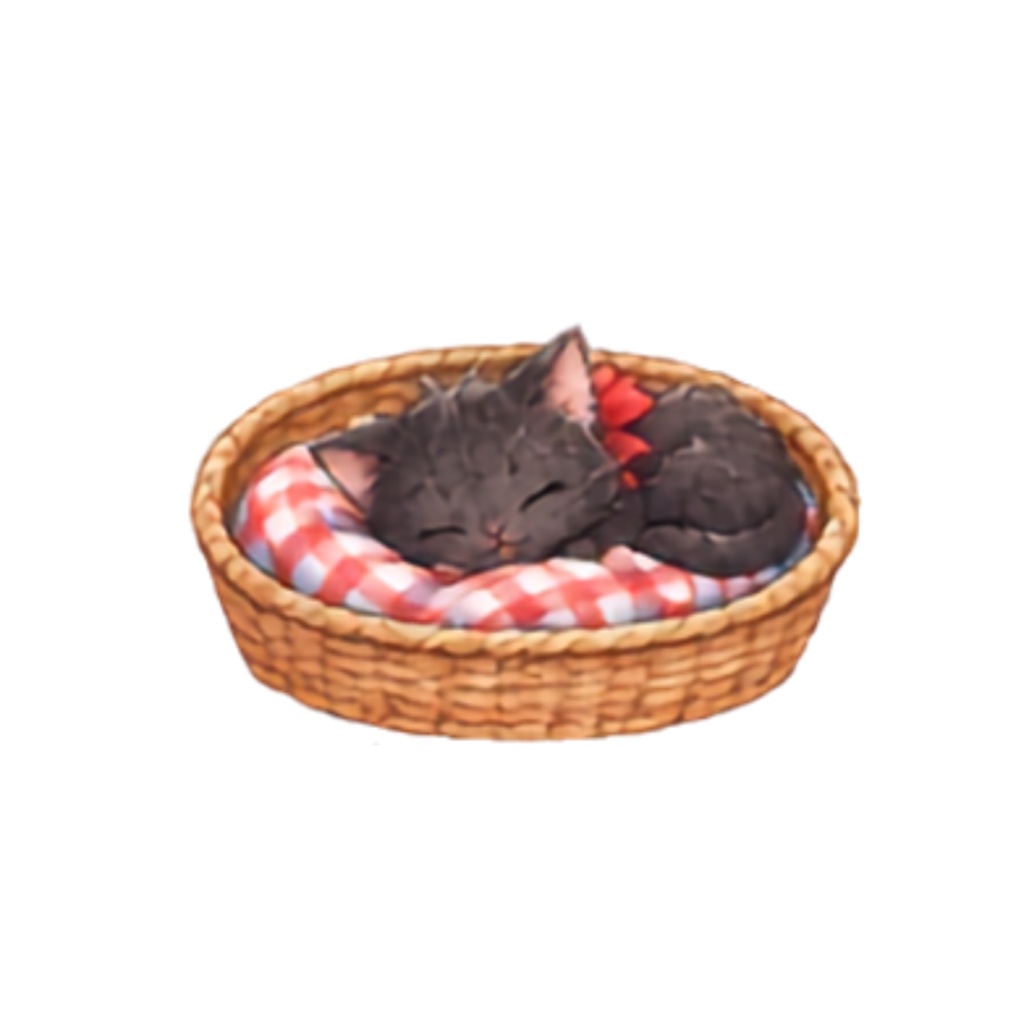 【黒猫イラスト素材】30点セット|背景透過|PNG|クリップアート|ふわふわ黒猫のかわいいクリップアート素材|表情・ポーズいろいろ|同人誌・創作|Fluffy Black Cat Clipart Set|30 Cute Illustrations|Transparent PNG