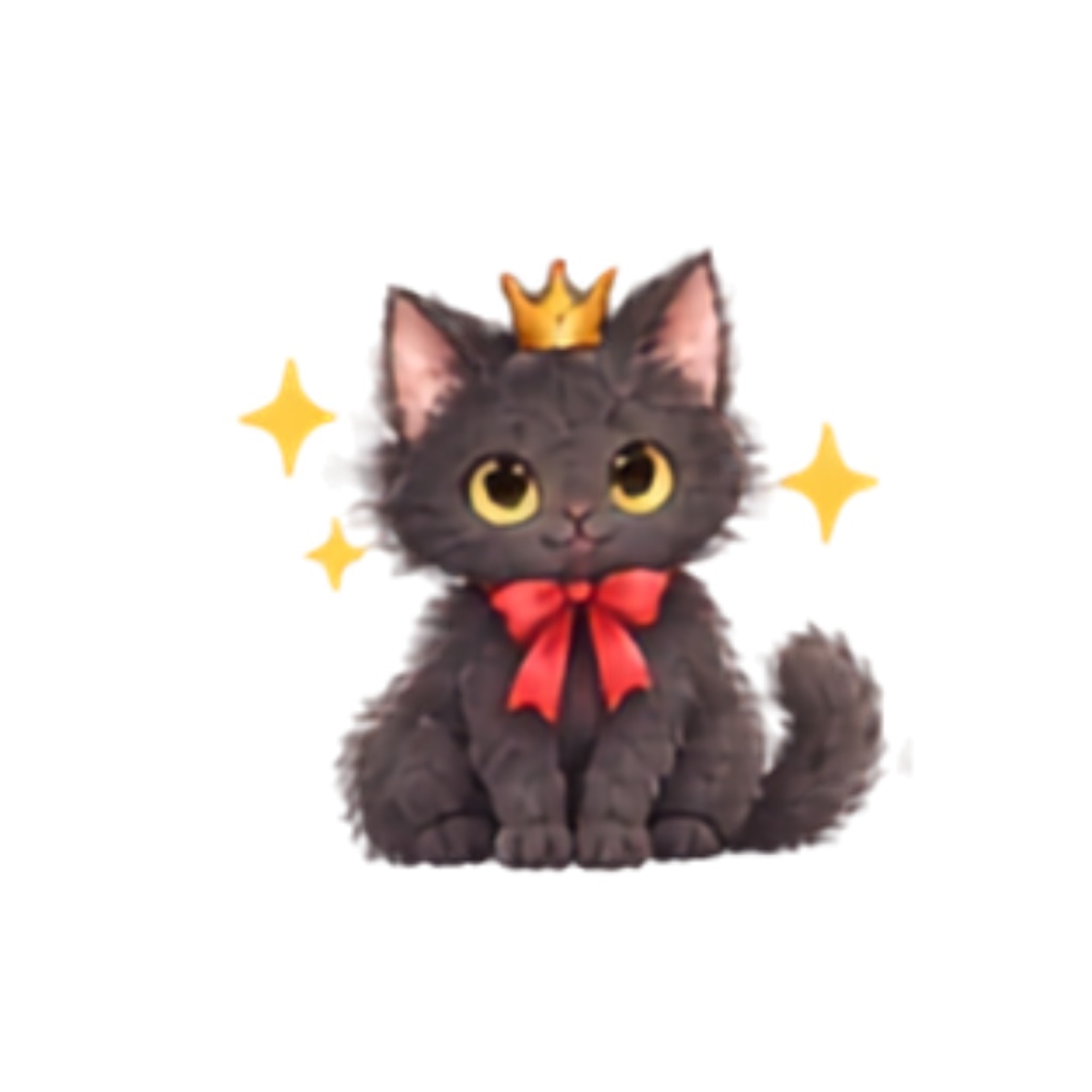 【黒猫イラスト素材】30点セット|背景透過|PNG|クリップアート|ふわふわ黒猫のかわいいクリップアート素材|表情・ポーズいろいろ|同人誌・創作|Fluffy Black Cat Clipart Set|30 Cute Illustrations|Transparent PNG