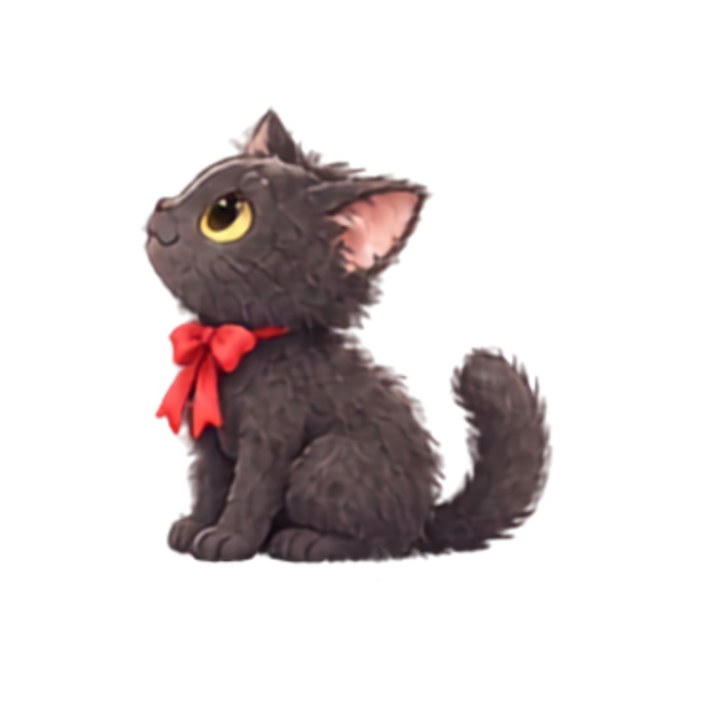 【黒猫イラスト素材】30点セット|背景透過|PNG|クリップアート|ふわふわ黒猫のかわいいクリップアート素材|表情・ポーズいろいろ|同人誌・創作|Fluffy Black Cat Clipart Set|30 Cute Illustrations|Transparent PNG