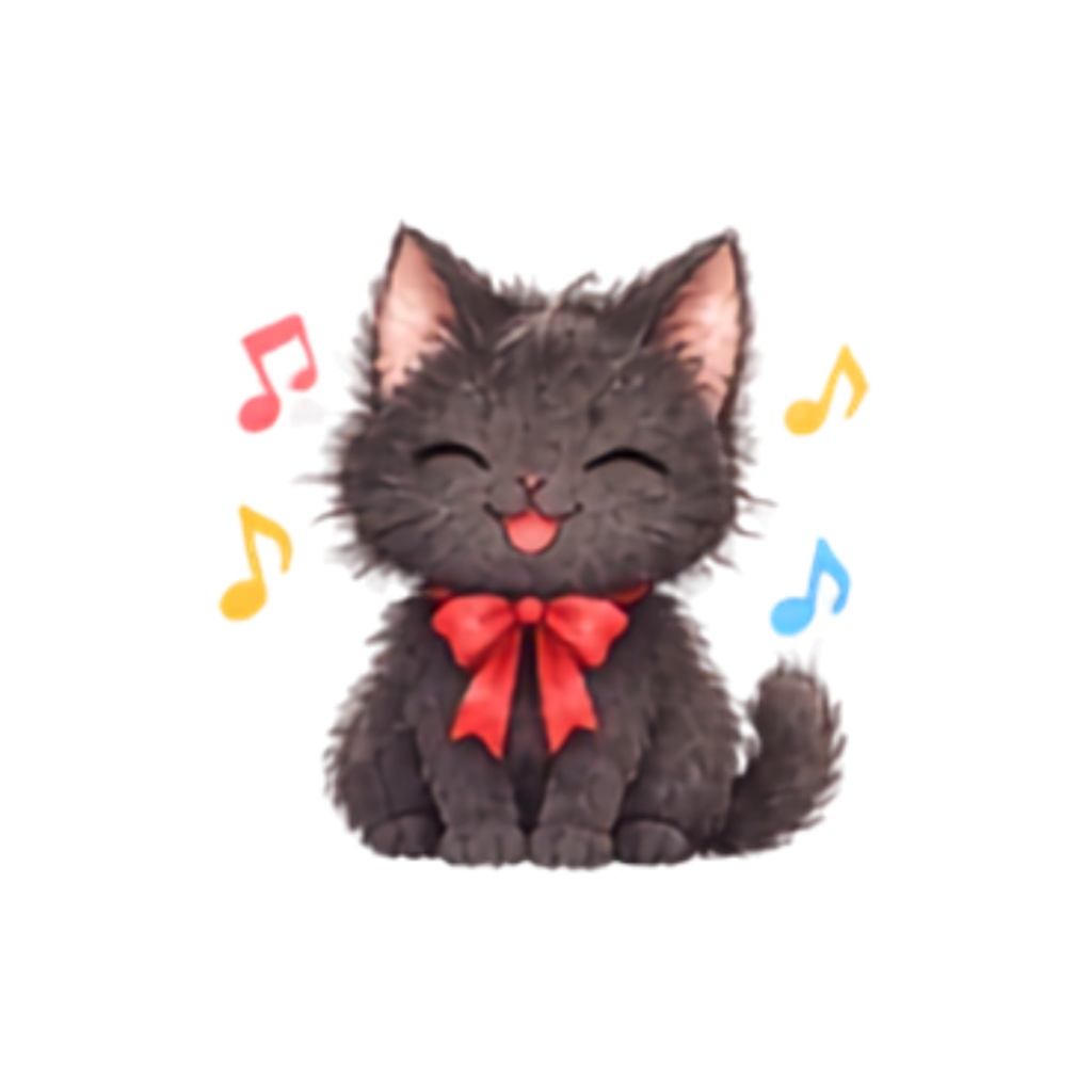 【黒猫イラスト素材】30点セット|背景透過|PNG|クリップアート|ふわふわ黒猫のかわいいクリップアート素材|表情・ポーズいろいろ|同人誌・創作|Fluffy Black Cat Clipart Set|30 Cute Illustrations|Transparent PNG