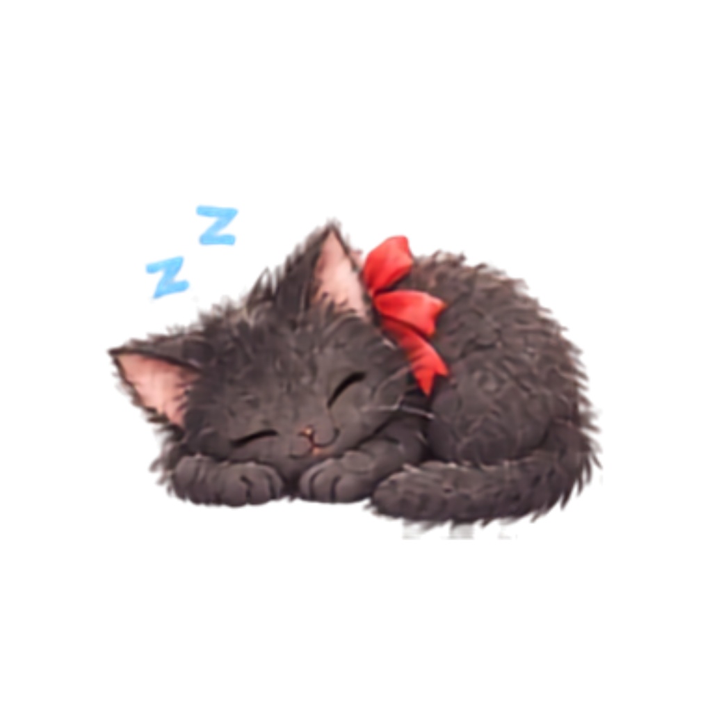 【黒猫イラスト素材】30点セット|背景透過|PNG|クリップアート|ふわふわ黒猫のかわいいクリップアート素材|表情・ポーズいろいろ|同人誌・創作|Fluffy Black Cat Clipart Set|30 Cute Illustrations|Transparent PNG