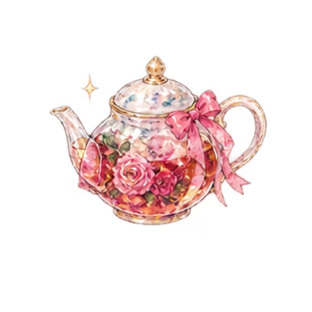 【カフェ&ティータイムイラスト素材】30点セット|背景透過|PNG|クリップアート|Gothic Tea Time|ゴスロリ・アンティーク |同人誌・創作|素材 | Gothic Tea Time | Antique Gothic Café & Tea Time Clip Art – 30 Pieces | For Doujinshi & Creative Works