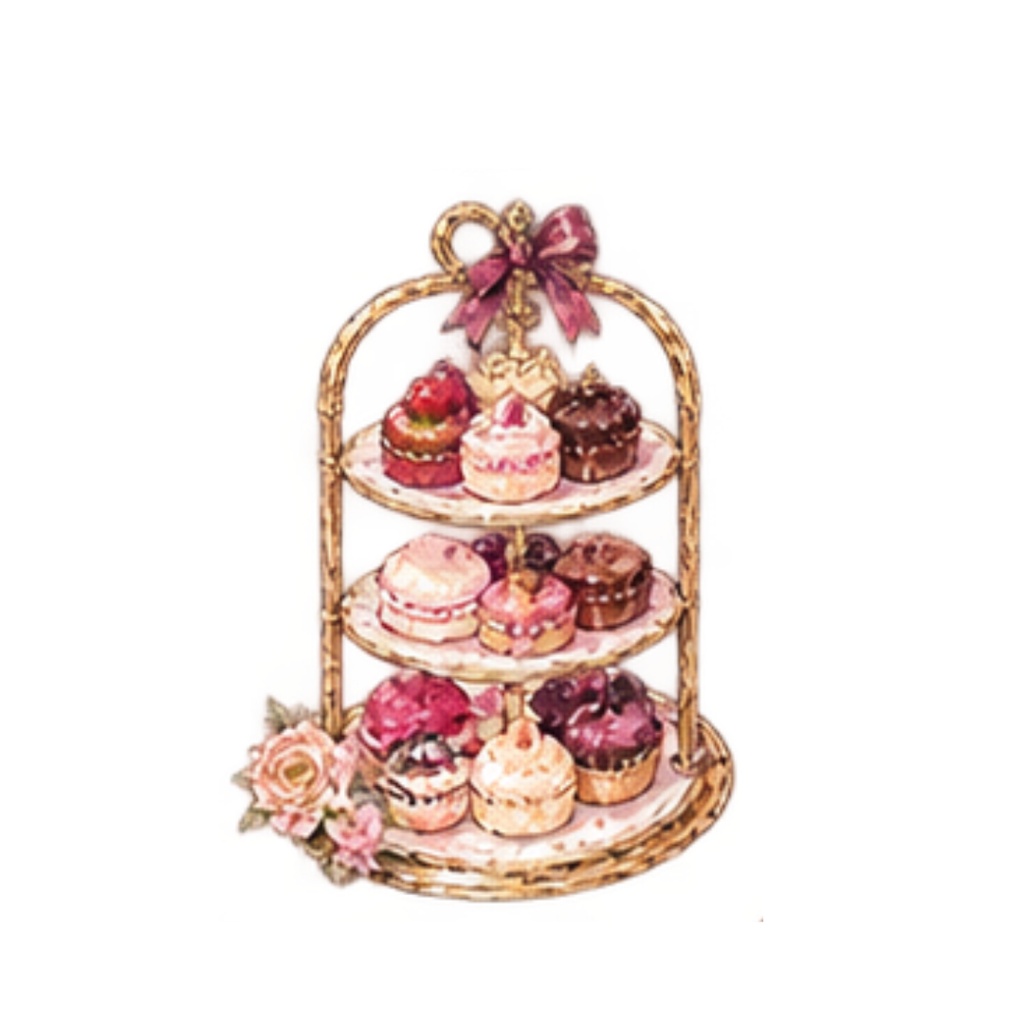 【カフェ&ティータイムイラスト素材】30点セット|背景透過|PNG|クリップアート|Gothic Tea Time|ゴスロリ・アンティーク |同人誌・創作|素材 | Gothic Tea Time | Antique Gothic Café & Tea Time Clip Art – 30 Pieces | For Doujinshi & Creative Works