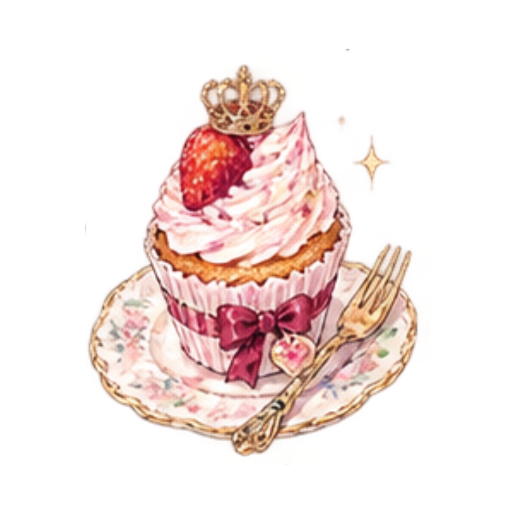 【カフェ&ティータイムイラスト素材】30点セット|背景透過|PNG|クリップアート|Gothic Tea Time|ゴスロリ・アンティーク |同人誌・創作|素材 | Gothic Tea Time | Antique Gothic Café & Tea Time Clip Art – 30 Pieces | For Doujinshi & Creative Works