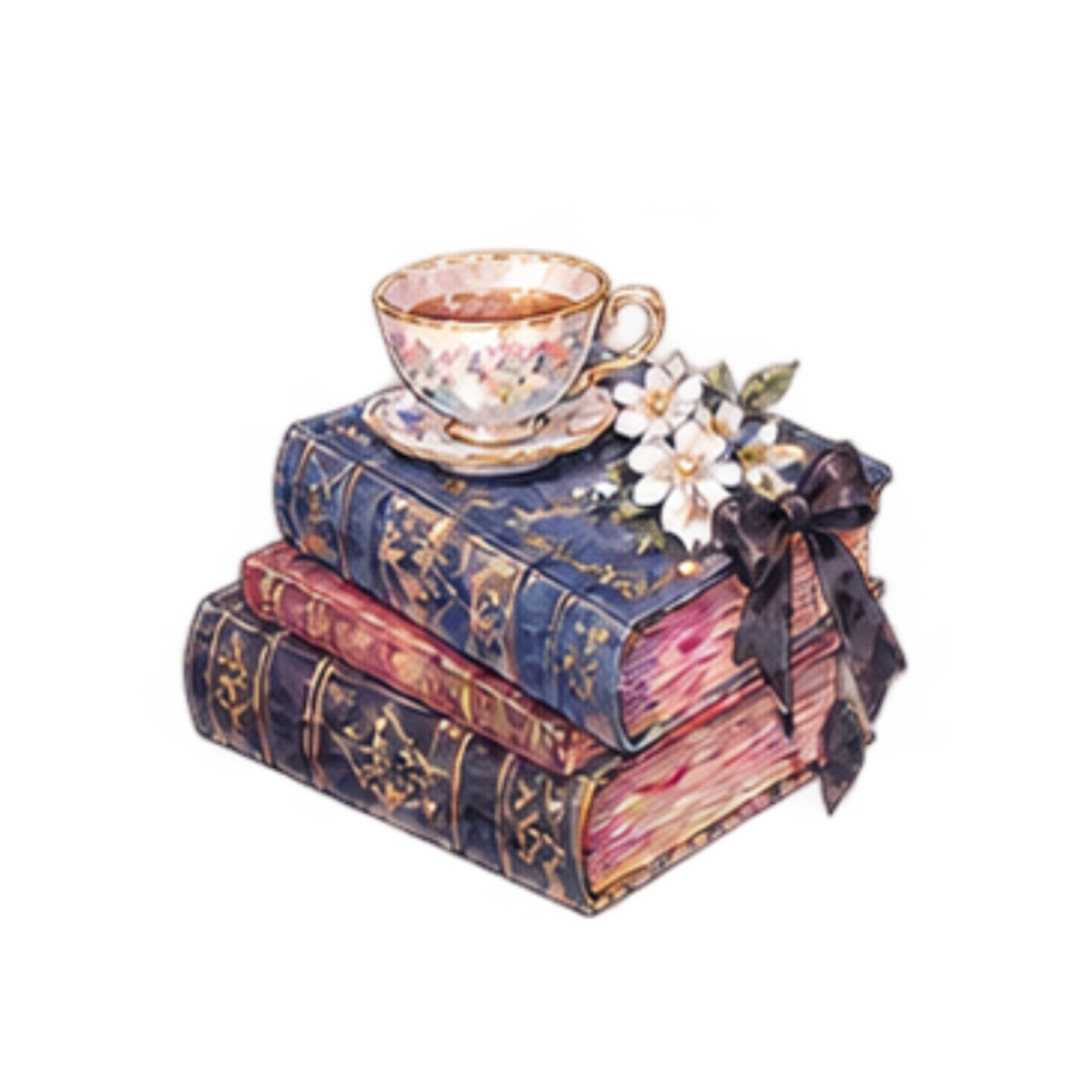 【カフェ&ティータイムイラスト素材】30点セット|背景透過|PNG|クリップアート|Gothic Tea Time|ゴスロリ・アンティーク |同人誌・創作|素材 | Gothic Tea Time | Antique Gothic Café & Tea Time Clip Art – 30 Pieces | For Doujinshi & Creative Works