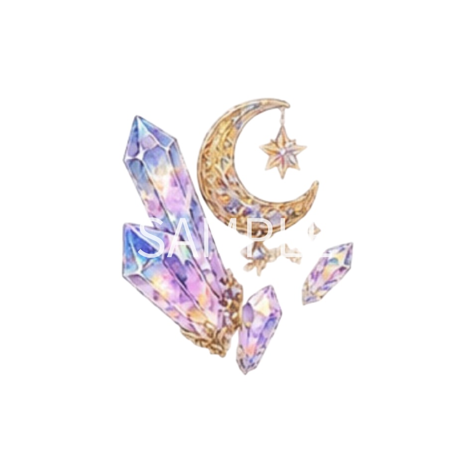 【魔法とファンタジーイラスト素材】26点セット|背景透過|PNG|クリップアート|Magic & Fantasy|同人誌・創作|アンティーク|素材集|魔法アイテム|Magic & Fantasy | Clip Art Set | 26 Fantasy Items | Transparent PNG for Doujinshi & Creative Projects