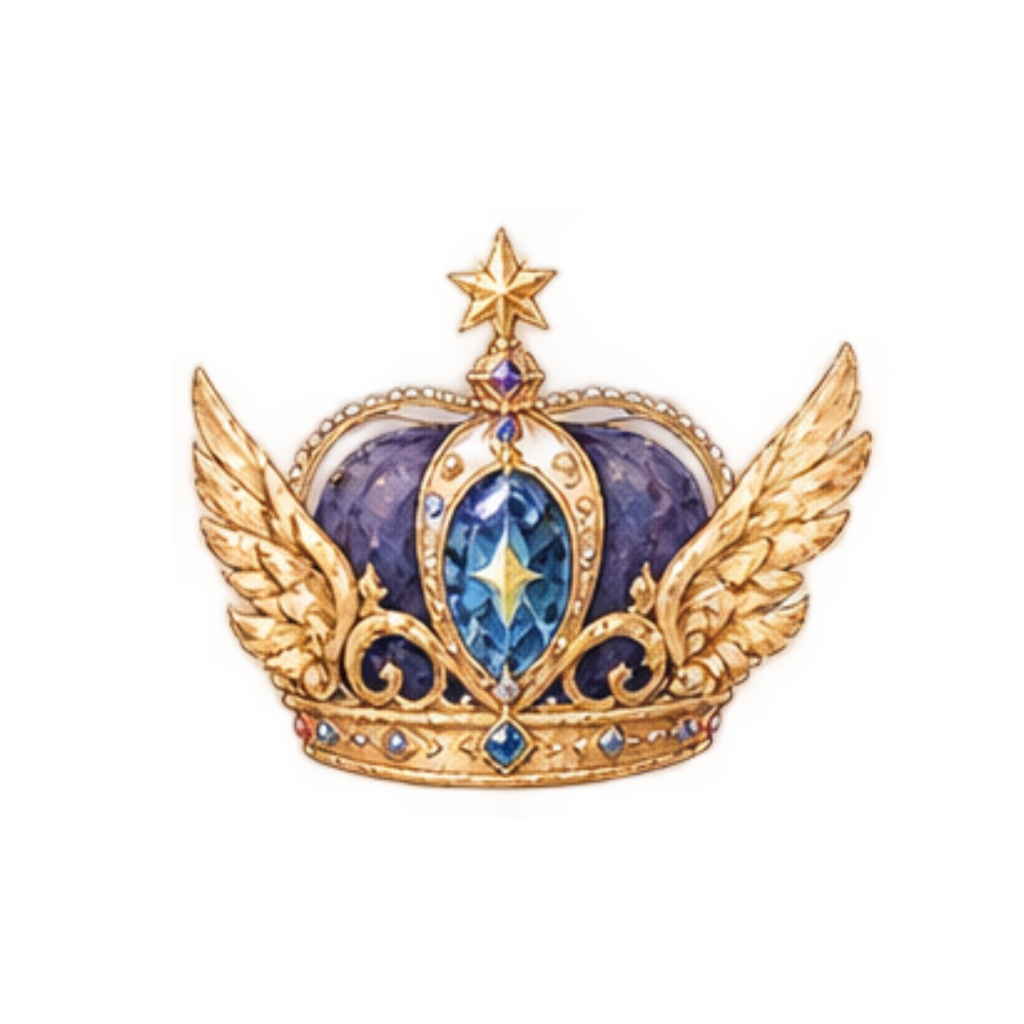 【王冠・鍵イラスト素材】29点セット|背景透過|PNG|クリップアート|アンティークファンタジー|キラキラ|Antique Fantasy Crown & Key Clip Art Set – 30 Items | Transparent PNG | Doujinshi & Creative Works