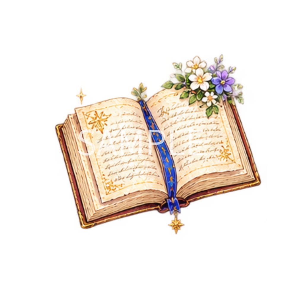 【本・手紙のイラスト素材】26点セット|背景透過|PNG|クリップアート|アンティーク|同人誌・創作素材|Antique Books & Letters Clip Art – 26 PNG Set | Transparent Background