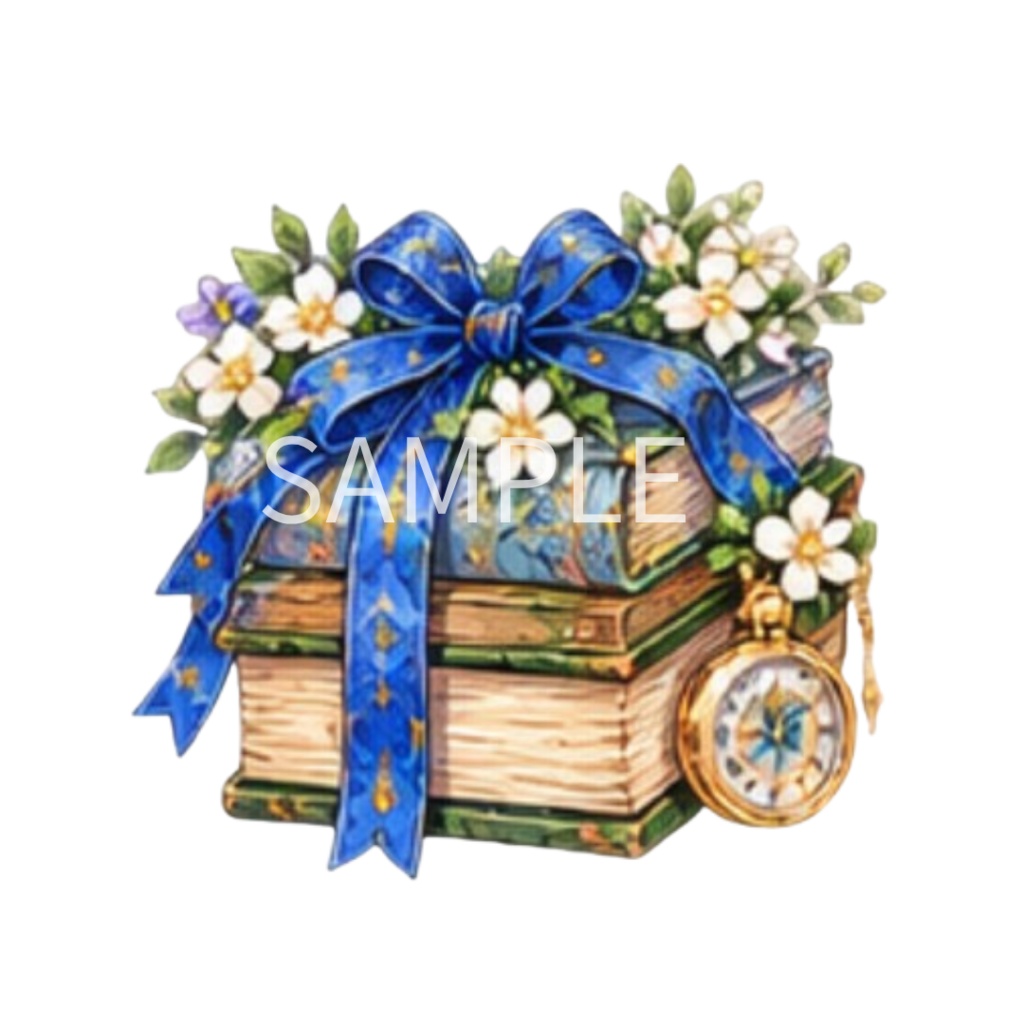 【本・手紙のイラスト素材】26点セット|背景透過|PNG|クリップアート|アンティーク|同人誌・創作素材|Antique Books & Letters Clip Art – 26 PNG Set | Transparent Background