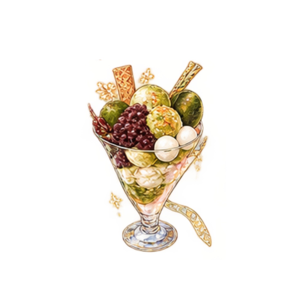【日本の食イラスト素材】25点セット|背景透過|PNG|クリップアート|和の美食|和風・アンティーク|同人誌・創作向け|Japanese Food Clip Art|25-Piece Set|Japanese Antique Style|Transparent PNG|For Doujinshi & Creative Works