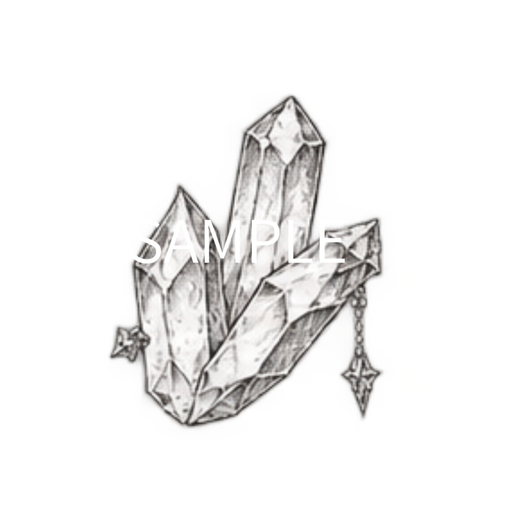 【異世界・魔法のアイテムイラスト素材】34点セット|背景透過|PNG|クリップアート|モノトーン|鉛筆風|同人誌・創作素材|Fantasy & Magic Items – 34 Clip Art Set | Monochrome Pencil Line Art | Transparent PNG | Doujinshi & Creative Works