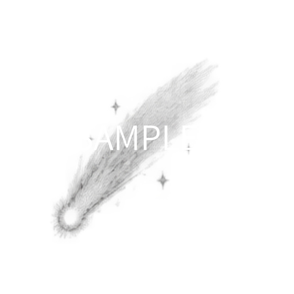【月・星・宇宙のイラスト素材】41点セット|背景透過|PNG|クリップアート|Moon & Star|モノトーン|手描き風 | Moon & Star | Moon, Star & Space Clip Art – 41 Piece Set | Transparent PNG・Monochrome・Hand-Drawn