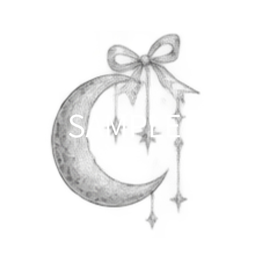 【月・星・宇宙のイラスト素材】41点セット|背景透過|PNG|クリップアート|Moon & Star|モノトーン|手描き風 | Moon & Star | Moon, Star & Space Clip Art – 41 Piece Set | Transparent PNG・Monochrome・Hand-Drawn