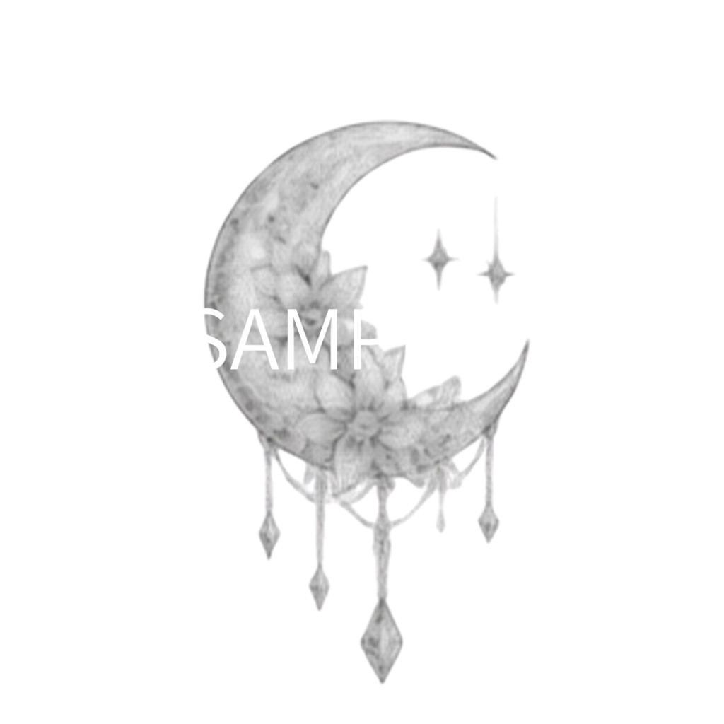 【月・星・宇宙のイラスト素材】41点セット|背景透過|PNG|クリップアート|Moon & Star|モノトーン|手描き風 | Moon & Star | Moon, Star & Space Clip Art – 41 Piece Set | Transparent PNG・Monochrome・Hand-Drawn