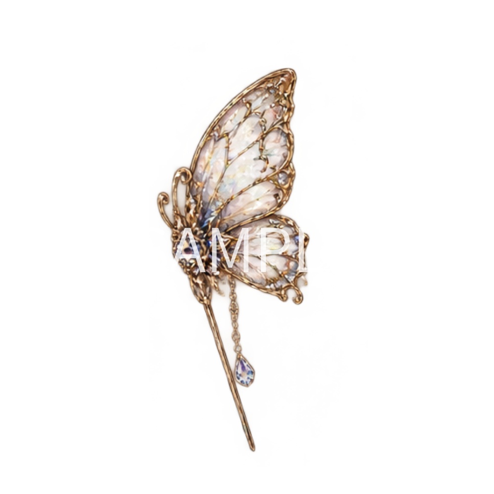 【蝶のイラスト素材】20点セット|背景透過|PNG|クリップアート|アンティーク|ゴシック|きらきら|Butterfly Illustration Clipart Set|20 PNGs|Transparent Background|Antique Gothic|Sparkling Fantasy