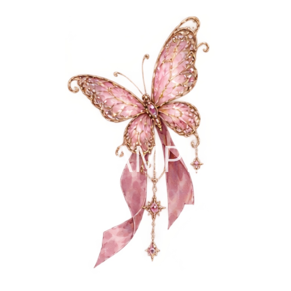 【蝶のイラスト素材】20点セット|背景透過|PNG|クリップアート|アンティーク|ゴシック|きらきら|Butterfly Illustration Clipart Set|20 PNGs|Transparent Background|Antique Gothic|Sparkling Fantasy