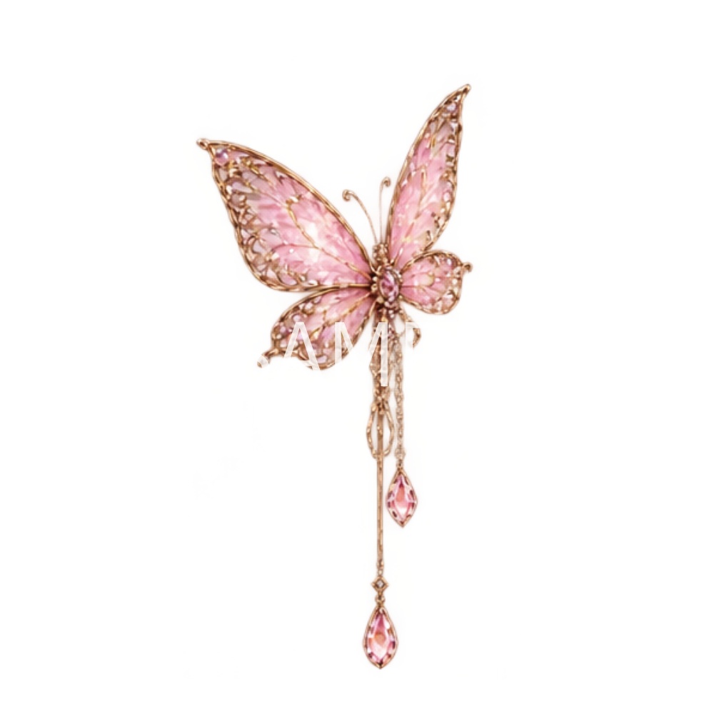 【蝶のイラスト素材】20点セット|背景透過|PNG|クリップアート|アンティーク|ゴシック|きらきら|Butterfly Illustration Clipart Set|20 PNGs|Transparent Background|Antique Gothic|Sparkling Fantasy