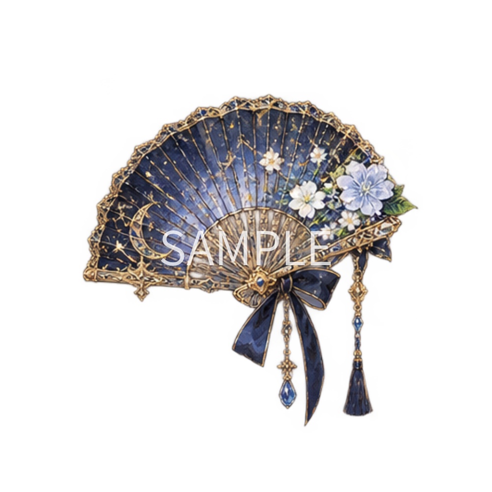 【夏のアンティーク・ゴシック素材】29点セット|背景透過|PNG|クリップアート|きらきら|おしゃれ|Antique & Gothic Summer Clip Art – 29 PNG Elements | Transparent Background | Sparkling & Stylish
