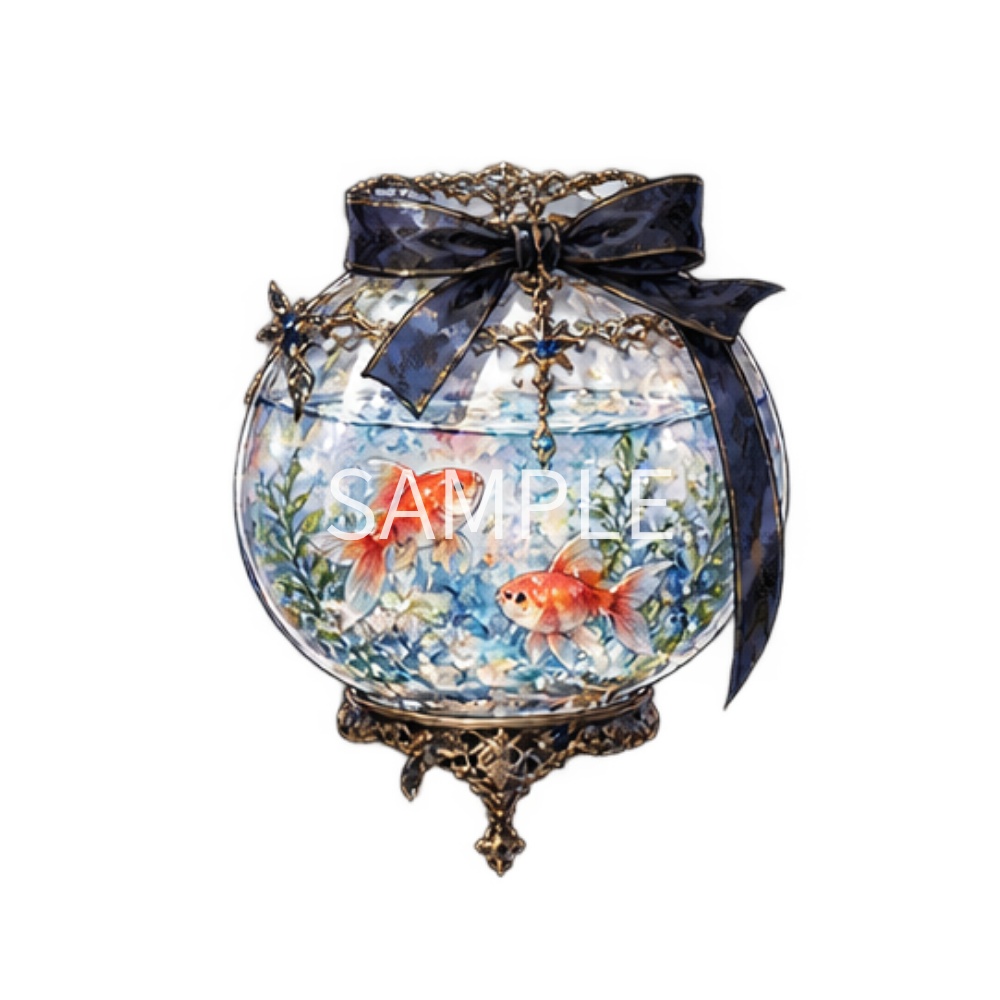 【夏のアンティーク・ゴシック素材】29点セット|背景透過|PNG|クリップアート|きらきら|おしゃれ|Antique & Gothic Summer Clip Art – 29 PNG Elements | Transparent Background | Sparkling & Stylish