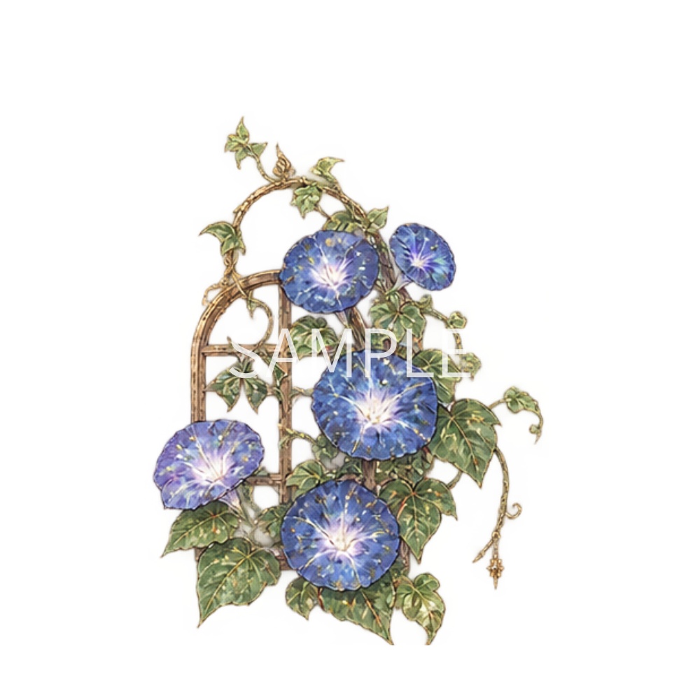 【夏のアンティーク・ゴシック素材】29点セット|背景透過|PNG|クリップアート|きらきら|おしゃれ|Antique & Gothic Summer Clip Art – 29 PNG Elements | Transparent Background | Sparkling & Stylish