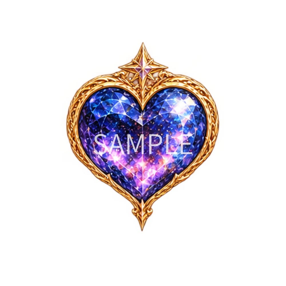 【星・ハートのイラスト素材】33点セット|背景透過|PNG|クリップアート|アンティーク|ゴシック|きらきら|Star & Heart Clip Art Collection | 33 PNG Illustrations | Transparent Background | Antique Gothic | Elegant & Sparkling