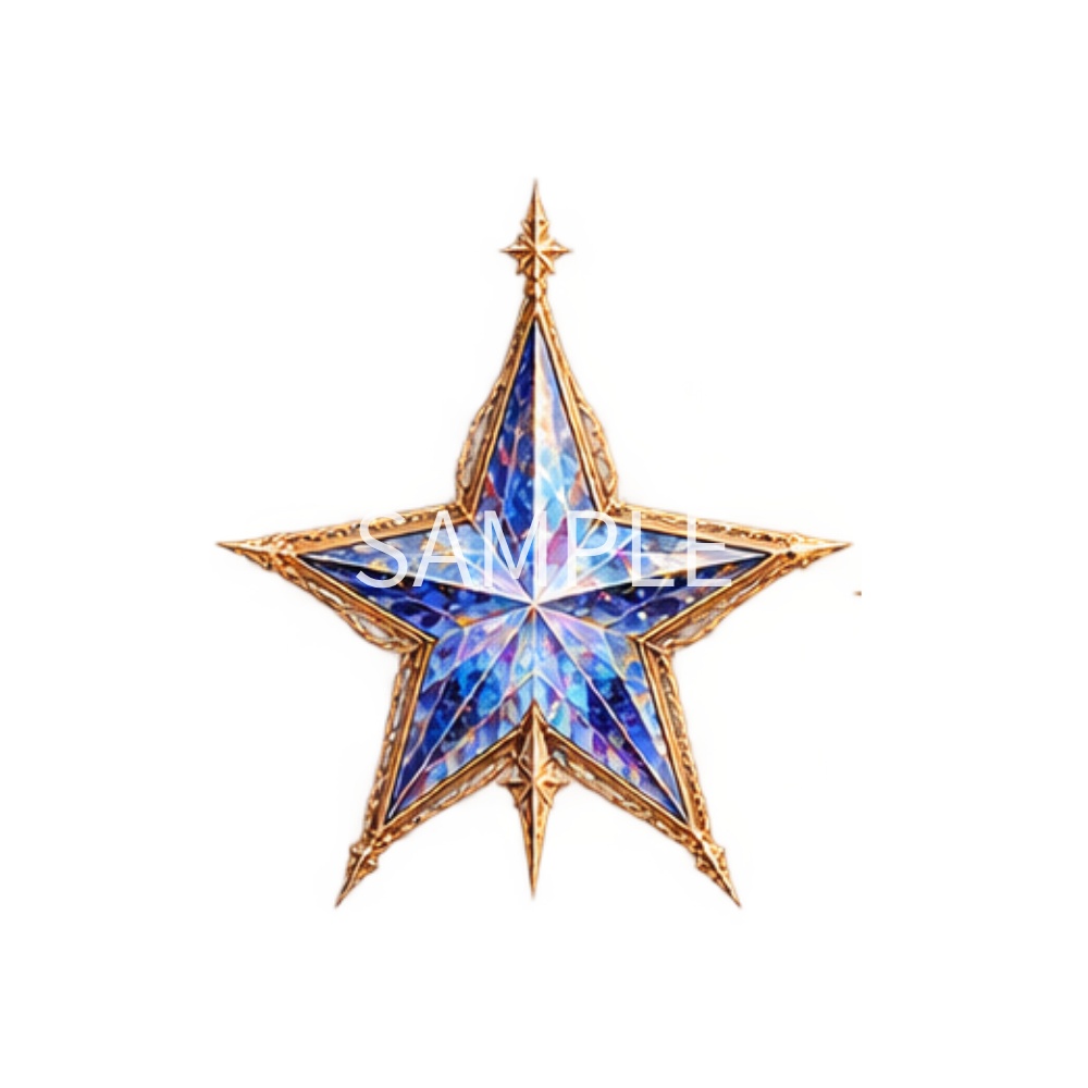 【星・ハートのイラスト素材】33点セット|背景透過|PNG|クリップアート|アンティーク|ゴシック|きらきら|Star & Heart Clip Art Collection | 33 PNG Illustrations | Transparent Background | Antique Gothic | Elegant & Sparkling