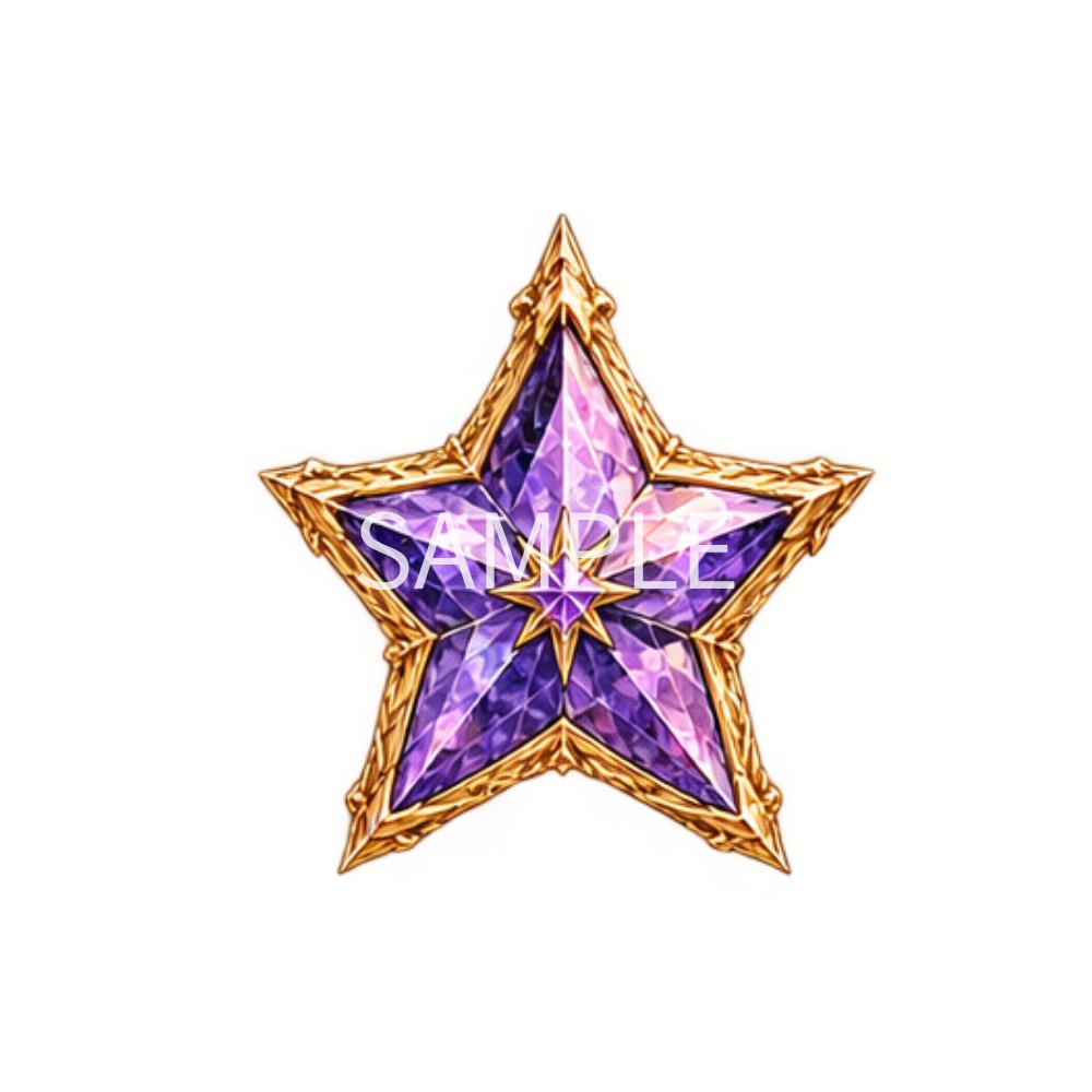 【星・ハートのイラスト素材】33点セット|背景透過|PNG|クリップアート|アンティーク|ゴシック|きらきら|Star & Heart Clip Art Collection | 33 PNG Illustrations | Transparent Background | Antique Gothic | Elegant & Sparkling