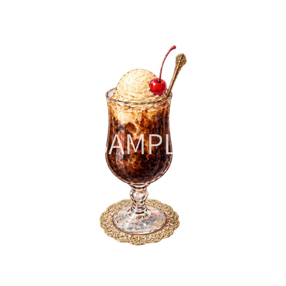 【喫茶店・カフェのイラスト素材】28点セット|背景透過|PNG|クリップアート|アンティーク|おしゃれ|Cafe & Coffee Shop Clip Art Collection – 28 Antique & Stylish Illustrations | Transparent PNG