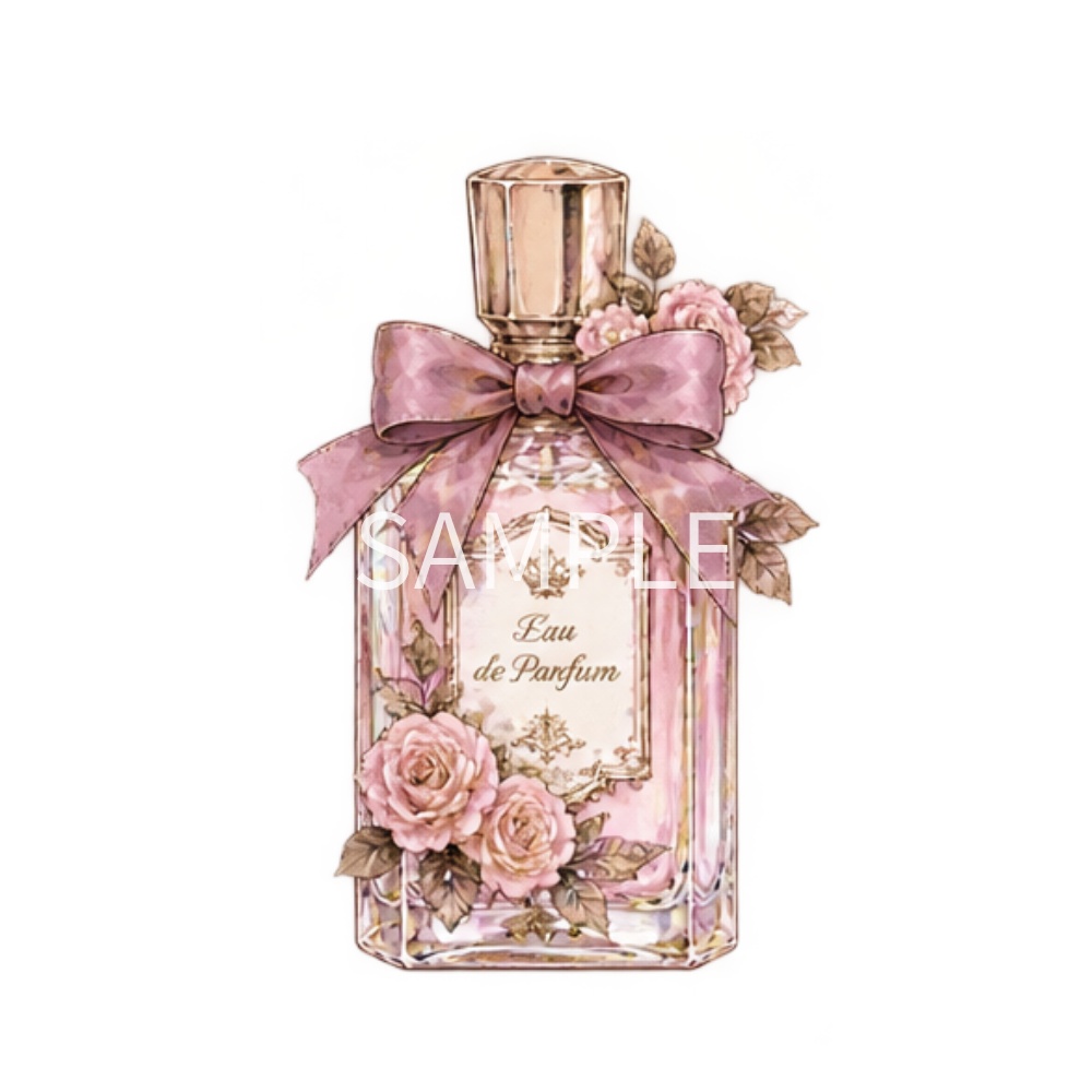【香水瓶イラスト素材】20点セット|背景透過|PNG|クリップアート|アンティーク|ゴシック|Perfume Bottle Clip Art Set | 20 Antique & Gothic Perfume Illustrations | Transparent PNG