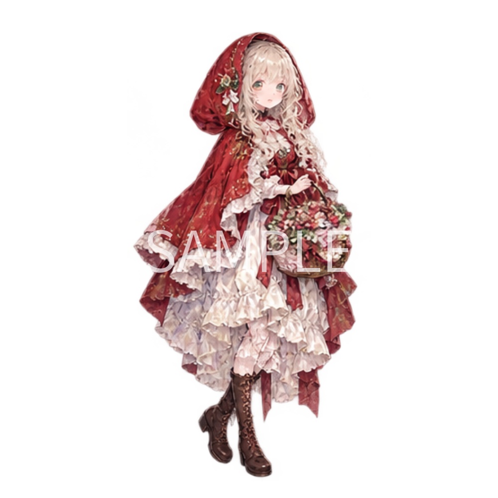 【アンティーク 女の子のイラスト素材】19点セット|背景透過|PNG|クリップアート|かわいい|ヴィクトリアン風|イラスト|Antique Gothic Girls Clipart Set – 19 Full Body Victorian Style Characters, Cute Fantasy PNG Illustrations